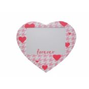 Forme de coeur personnalisé tapis de souris Photo Insert pour amant images