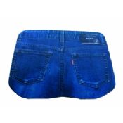 Tapis de caoutchouc naturel fond doux souris haut de forme de jeans images