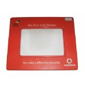 Promoción Vodafone Anti Slip fotos personalizados Mouse Pads con marco rojo images