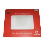 Vodafone Promotion Anti Slip Personalized Photo Mouse Pads With Red Frame images