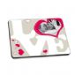 Small square rubber + paper customized mouse pads with photos , printed ,customized small picture