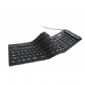 Portable waterproof bluetooth silicon roll up keyboard For iphone cell phone small picture