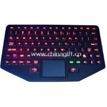 Backlight 89keys Silicone Industrial Keyboard Sealed With USB or PS2 Interface images