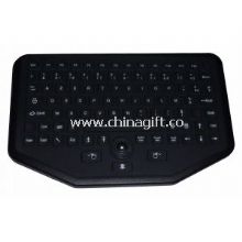 Desk Top Silicone Industrial Keyboard With Optical Trackball images