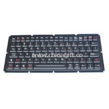 Industrial PC Keyboard / flexible silicone keyboard with FN keys images