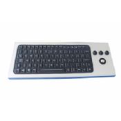 86 teclas Desk Top silicona teclado Industrial con Trackball images