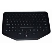 Escritorio superior silicona teclado Industrial con Trackball óptico images