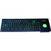 Illuminated USB keyboard with black images