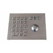 IP65 dynamic rated vandal proof industrial stainless steel trackball images
