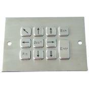 IP65 dynamic rated vandal proof Vending Machine Keypad with long stroke with 11 keys images