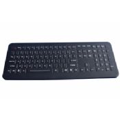 IP65 teclado de borracha de silicone dinâmico preto com chaves numric images