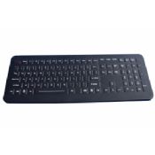 IP65 dynamic silicone rubber keyboard black with numric keys images