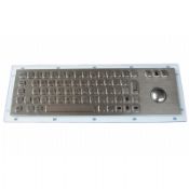 Panel Mount Industrial PC Keyboard with trackball images