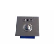 Top Panel Metal Dustproof Industrial Trackball with 25mm Ball images