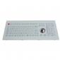 Flat keys IP65 Industrial Membrane Keyboard With trackball and FN keys small picture
