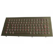 Metal quiosque teclado com 87 teclas images