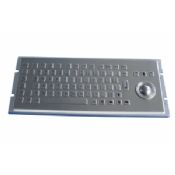 Mini 81keys Industrial PC Keyboard with trackball images
