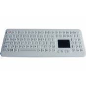 Rugged Touchpad Silicone Industrial Keyboard Desktop For Hygienic images