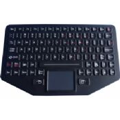 Ruggedized backlit industrial PC keyboard with touchpads images