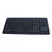 Robustecidos PC teclado de silicone industrial para militares images