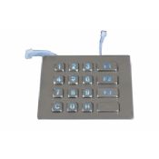 Teclado de máquina expendedora con larga carrera con 16 teclas, con backight images