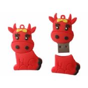 Impressionante bonito simples e honesto OX Cartoon USB Flash Drive images