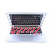 Black Red Silicone Laptop Keyboard Protective Film images