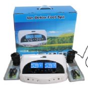 Chauffage infrarouge lointain Massage Ion double corps Detox Spa Machine CE pour la désintoxication images