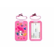 Rabbit Silicone Personalized ID Luggage Tags For Kids images