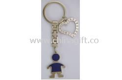 Boy metal keychain images