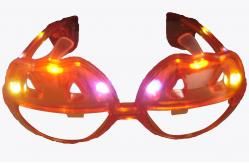 10pcs LED Flashing Pumpkin SunGlasses images