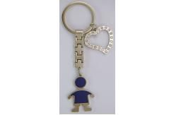 Boy metal keychain images