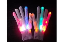 Flashing LED Gloves For Halloween Christmas Gifts images