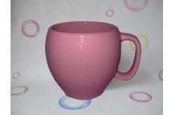 Pink colored ceramic mug images