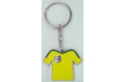 Polo shirt metal keychain images