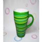 Caneca impressão listra verde amarelo small picture