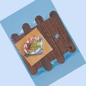 Wooden Hot Trivet-3 images