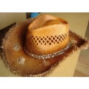 Sombrero de vaquero de los bordes deshilachados images