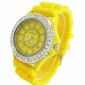 Hot selling ladies crystal silicone geneva watch small picture