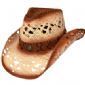 Womens Toyo paja sombrero de vaquero small picture