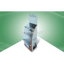 Adjustable Shelf POP Cardboard Display Cardboard Display Stand for Beauty Care Products images