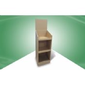 100% Eco - friendly Three Shelf POP Cardboard Display Stands For CD & Books images