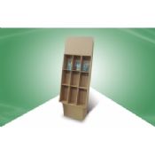 Brown Cardboard Free Standing Display Units 30kgs Loading images