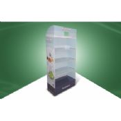 Personalizado cuatro estantes Retail cartón Display Stands para enojado aves juguetes fijas con sceen images