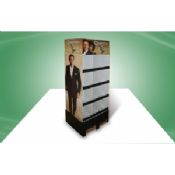 Doble - cara - Mostrar POP cartón Display cartón Pallet visualización para CD DVD libros & images