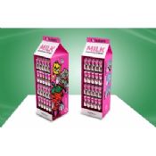 Fluorescent Printing Ink Eye -catching Walmart POS Cardboard Display With Hooks images