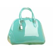 Mersh 3D Shell Silicone Handbag PVC with Padlock Short Handle Long Strap images