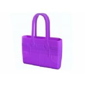 Purple Rectangle Silicone Handbag Pouch Beautiful images