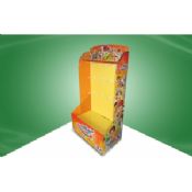 Yellow Retail Desktop POP Cardboard Display Stand for Kids Game Products images