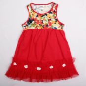 Salmon chica linda vestidos con apliques niños tutú princesa vestido images